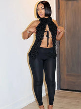 Love Addition Black Two Piece Set