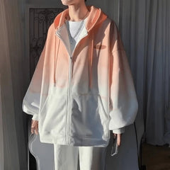 Soft Leisure Zip-up Coat All-match Trendy Sweatshirts Top