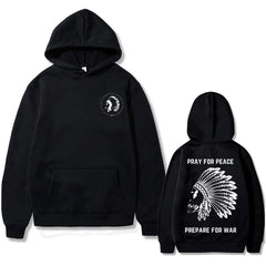 Skeleton Print Hoodie for Men