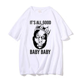 Biggie Smalls Oversized Hip Hop Men T-shirt Streetwear Trend