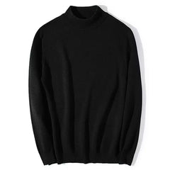 Men Double Zipper Hip Hop Sweater Knitted