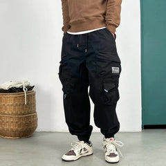 Chic Korean Fashion Cargo Pants for Men Streetwear