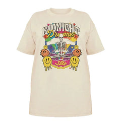 Retro T-Shirts Oversized Aesthetic Fashion