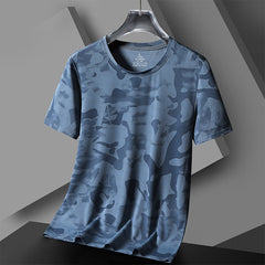Quick Dry Sport Running Men T-Shirt Short Sleeves Casual Oversize