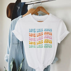 Love Like Jesus Retro Faith T-Shirt