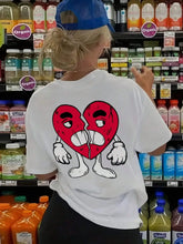 Broken Love Sad Mood Funny Graphic Print Tshirt Fashion Streetwear