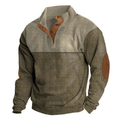 Latest Fashion Trend: Men's Stand Collar 3D Hoodie with Popular Digital Print