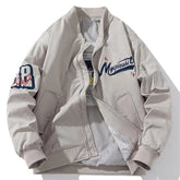 2024 Men's Military Bomber Jacket - Autumn Windbreaker, Short Zip Down Coat