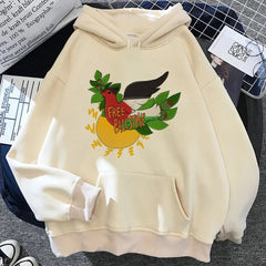 Autumn Winter Palestine Hoodie Women Printed Pullovers