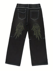 Men Hip Hop Jeans Casual High Street Skateboard