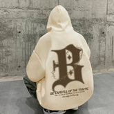 B Streetwear Hoodie For Men