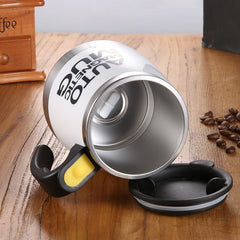 Magnetic Stirring Mug Smart Mixer Coffee Thermos Cup Stainless Steel