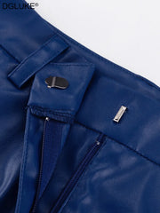 Leather Pants Women High Waist Fleece Lined Winter Pants