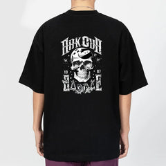 Summer Men's plus Size T-shirt Hip Hop Lette Printing Streetwear Tees