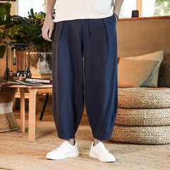 Men's Loose Solid Color Streetwear Pants