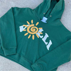 Hoodies Women Letter Print VOLLI Loose Streetwear