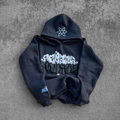 Letter Printed Casual Hoodies Women's Pullovers Winter