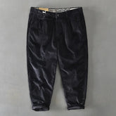 Autumn Winter New Cotton Corduroy Pants Solid Color Casual Safari