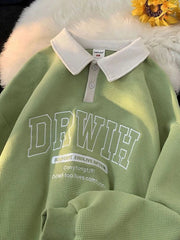 2023 New Style: Men's Turn Down Collar Shirt - Gmiixder Waffle Letter Casual Top