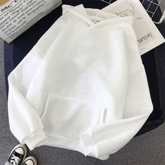 Hoodies Women Series Sweatshirt Korean Style Loose Aesthetics Pullovers