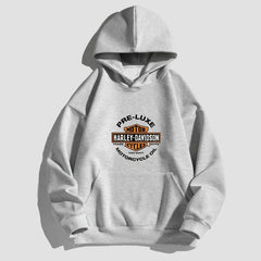 Hoodies Fleece Brushed Letter Print Sweatshirt Hip Hop