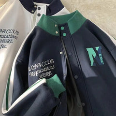 Casual Elegance Spring and Autumn Baseball Jacket for Men Korean Style