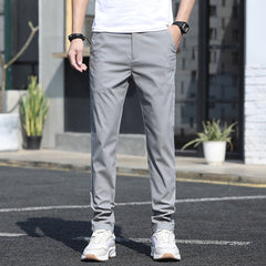 Men Pants Slim Straight Stretch Classic Trousers Spring Autumn Pant High quality