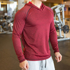 Men Hoodies Summer Casual Hooded Sweatshirts Solid Pullover Shirts with Hood Outdoor Gym