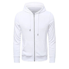 Men Zipper Hoodie Harajuku Hight Street Retro Casual
