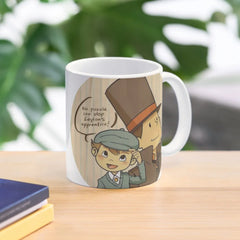 Professeur Layton and cute Luke Coffee Mug Mate Cup Tourist Mug Coffe Mug