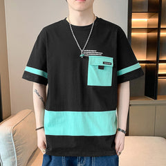 Casual Short Sleeve T Shirt Men Top Tees Fashion Hip Hop Oversize