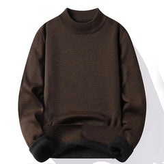 Men Sweater Knit Pullovers Turtleneck Casual