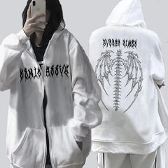 Hoodies Women Street Hoodie Casual Loose Sweatshirt