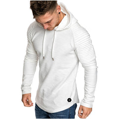 Casual Hip Hop Tops Men White Pullover Hoodies