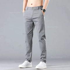 Casual Solid Color Fashion 2024 Men's Pants
