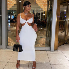 Seal The Deal Bandage Maxi Dress