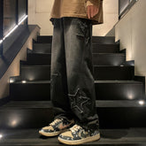 Men Jeans Gothic Wide Leg Loose Hip-hop Fashion Youth