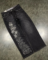Y2k Men High Waist American Street Wide Leg Hip Hop Fashion