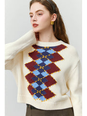 Sweater for Women Winter Niche Design Knitted Sweater Pullover Women