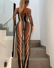 Serene Mesh Jumpsuit