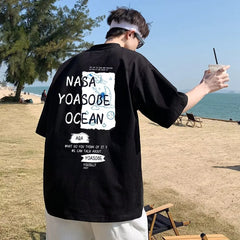 Streetwear T-shirt Men's Fashion Y2k
