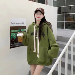 Korean High Street Letter Autumn Winter Long Sleeve