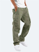 Casual Summer Loose Waist Drawstring Straight Men Pants