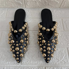 That's All I Got Studded Punk Slippers