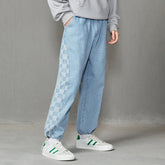 Loose Cropped Bundled Feet Straight Pants