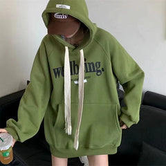 Korean High Street Letter Autumn Winter Long Sleeve