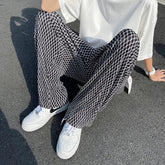 Casual Summer Ice Silk Pants Men