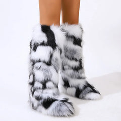 Cold Days Thigh High Fur Boots