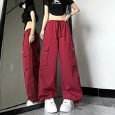 Y2k Parachute Cargo Pants: Streetwear Essential