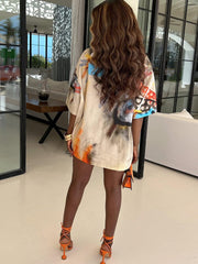 Oversized Artistry Button Down Shirt